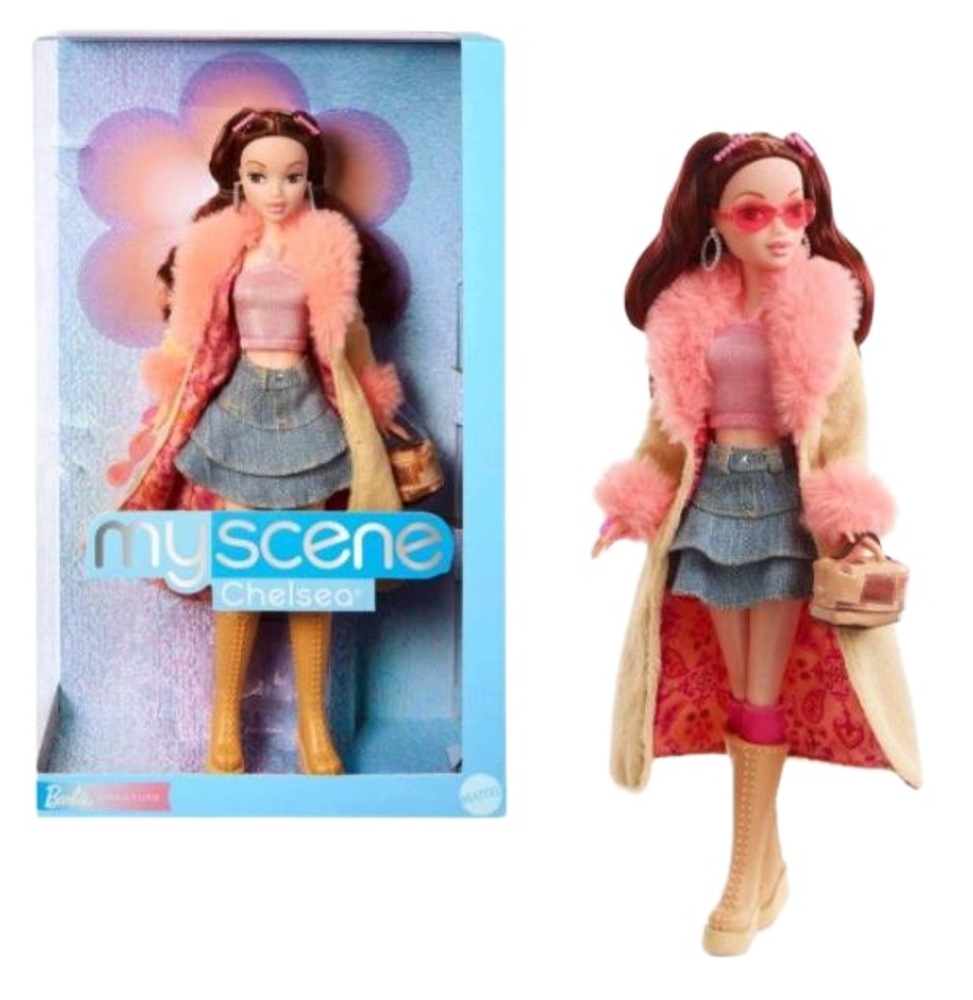New! Barbie Signature My Scene Collector Chelsea Doll Y2K-Inspired Outfit HYC19